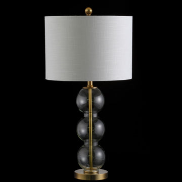 Bella 27" Glass Triple Sphere LED Table Lamp - JONATHAN Y